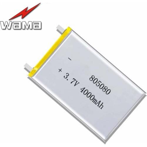2pcs/lot Buffle 805080 4000mAh 3.7V Rechargeable Batteries Lithium Polymer Power Digital Battery