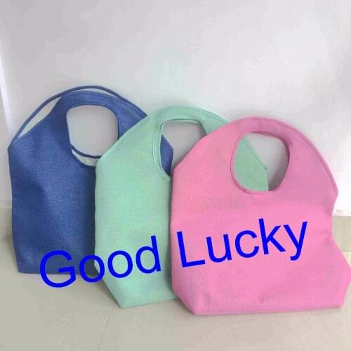 200pcs/lot free shipping 3 colors mixed factory price eco linen shopping jute tote bag