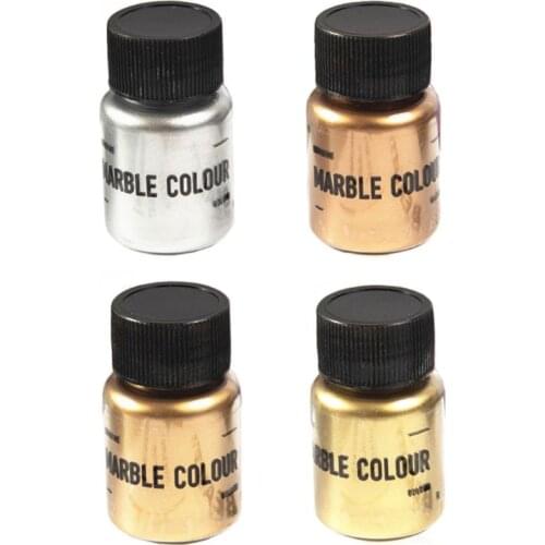 4 Colors/set Mirror Metal Texture Pearl Powder Epoxy Resin Colorant Glitter Marble Metallic Pigment Resin Dye Jewelry Making