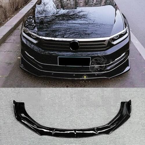 Applicable To For Volkswagen Variant Accessories 3Pcs Car Front Bumper Split Lip Body Kit Spoiler Diffuser Deflector