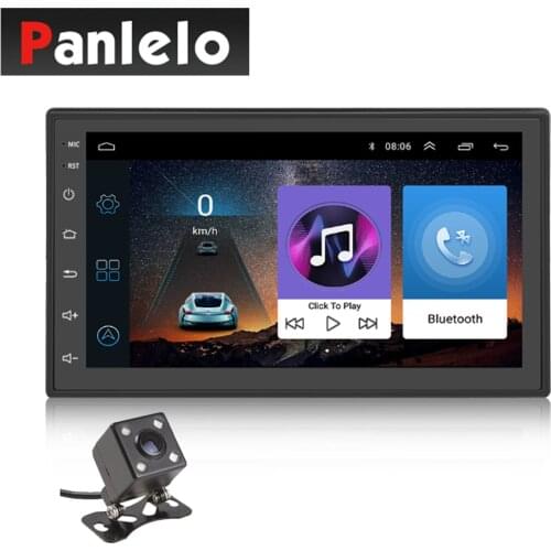 Panlelo S3 Android 8.1 2Din Car GPS Navigation Head Unit Car Stereo Mirror Link Auto Radio Quad Core 1GB RAM 16GB ROM 7inch USB