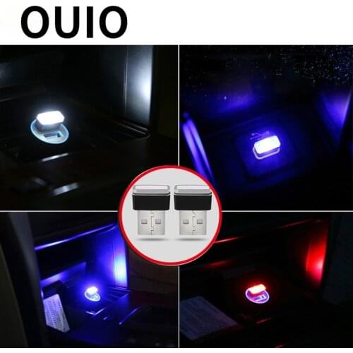 Car Mini USB Atmosphere Light Interior LED For Ford Focus 2 mk2 3 mk3 mk1 Fiesta mk7 Ranger Mondeo mk4 Fusion Kuga 2019 mk8 Max