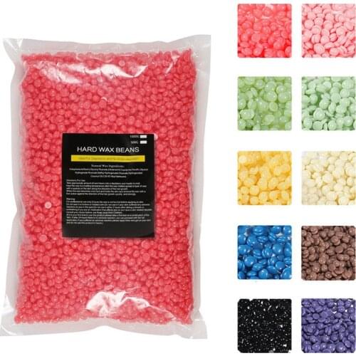 1kg Paper-free Depilatory Wax Beans Full Body Leg Face Eyebrow Bikini Hair Removal Cream Hot Film Hard Wax Pellet Waxing Summer