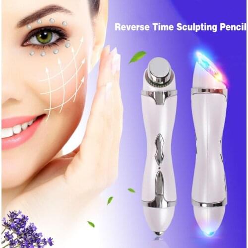 Eye Vibration Massager Eye Anti-Wrinkle Dark Circle Acne Remover Pen Face Lifting Galvanic Ions Beauty Instrumen SK88