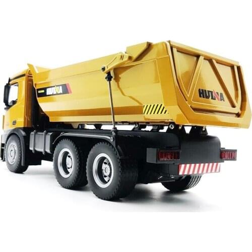 Huina Toys 1582 1:14 10ch Alloy Rc Dump Trucks Engineering Construction Car Remote Control Vehicle Toy Rtr Rc Truck Gift For Boy