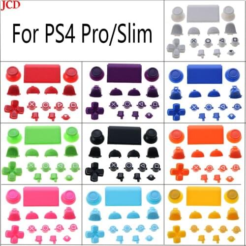 JCD Botones de disparo para mando analógico Dualshock 4 PS4 Pro Slim, jds 040 jds-040, Dpad L1 R1 L2 R2 30 sets