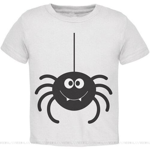 Cool Funny T-Shirt High Quality Tees O Neck Cute Spider Toddler Men Short Sleeve New Style Tee Shirt Plus Size
