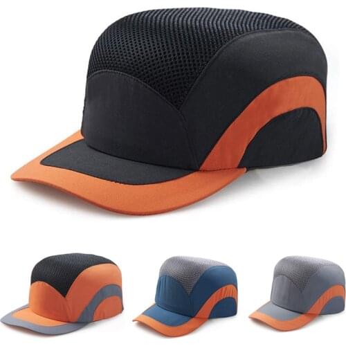 Fashion Baseball Bump Cap Safety Hard Hat Head Protection Cap Adjustable Protective Hat
