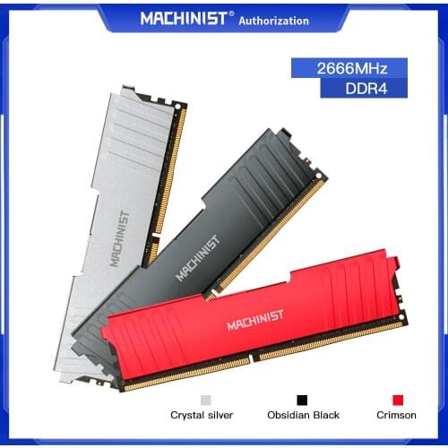 MACHINIST DDR4 8GB Memory Ram 2666 MHZ Memory Desktop RAM Dimm with Heat Sink