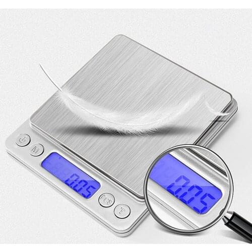 Portable Digital Scale Jewelry Kitchen Food Diet Post Room Office Balance Weight Scales 500/1000/2000/3000G Kitchen Accessories