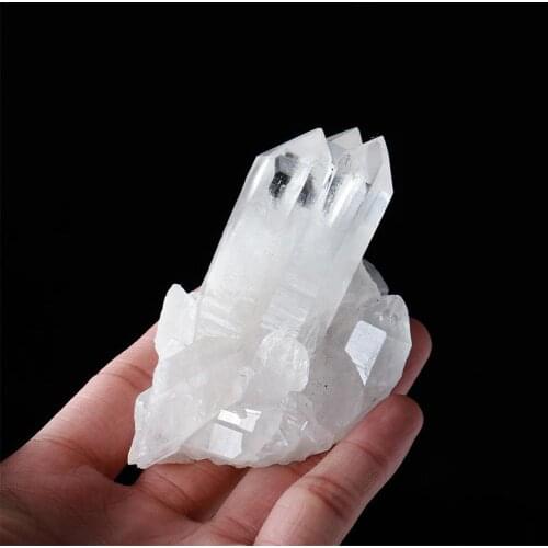 20-80g Natural White Crystal Cluster Quartz Health Healing Reiki Stone Point Specimen Home Decoration Crystals
