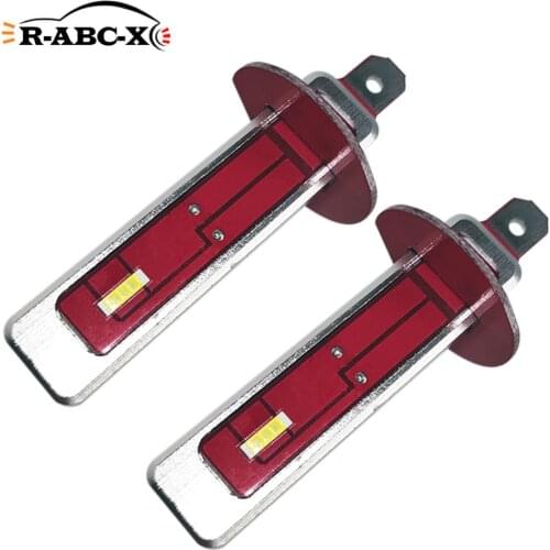 RUIANDSION 2 Pcs 1860SMD 30W H1 H3 Led Bulbs For Fog Light Car Accessories Auto Headlamp 6000K 3000K DC 12V-24V Amber 800Lm