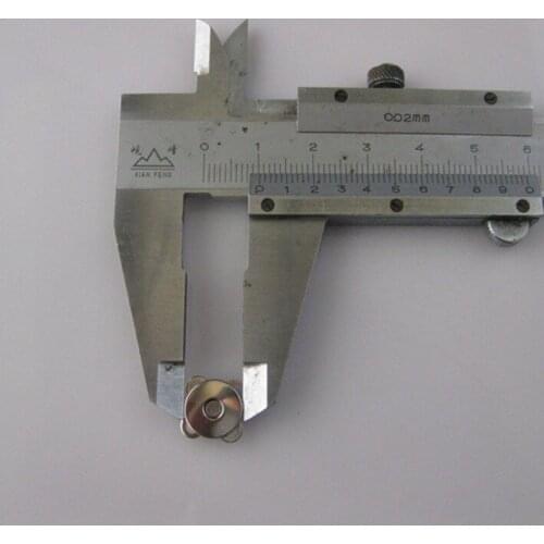 15pcs/lot 10mm Silver Small Plum Shape Metal Magnet Button for DIY Bags Accessory for Bags DIY for Craft