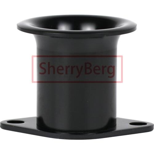 SherryBerg New Trumpets Ram Tubes For Toyota AE86 Corolla GTS Velocity Stack 20V 4AG ITB/ITBs Air Horn Funnel Black EK