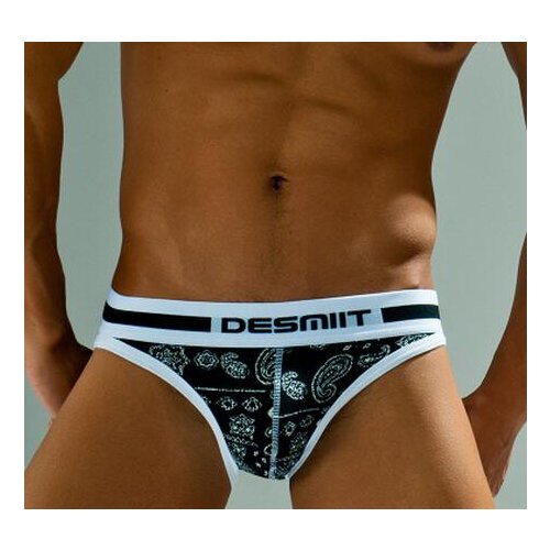 2pcs/lot brand DESMIIT solid low waist underwear mens sexy briefs comfortable briefs mens Famous family wind underwear