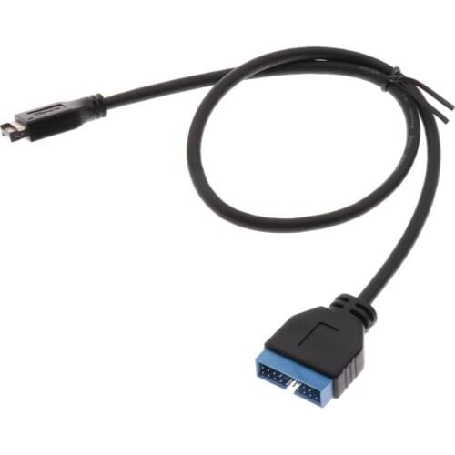 USB 3.1 Front Panel Header to USB 3.0 20Pin Header Extension Cable Cord 20cm for ASUS Motherboard