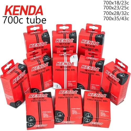 KENDA Bicycle Tire Inner Tube 700C 700*18-23C 700*23-25C 700*28-32C 700*35-43C Presta FV/AV MTB Bike Inner Tube Bike Accessories
