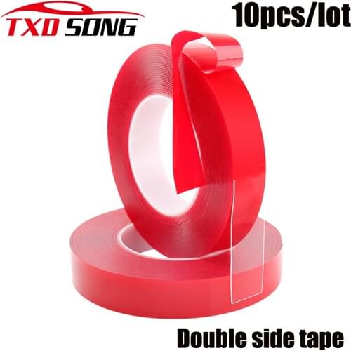 10pcs/lot Double faced Acrylic Foam Adhesive 3 meters Long Tape 6/8/10/12/15/20/25/30/40MM Auto Special Sponge Puffs Glue