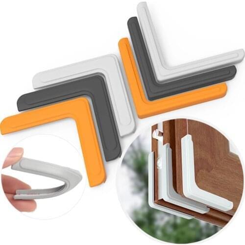 4 Pcs Silicone Safety Window Guard Corner Baby Anti-bump Head Guard Corner Edge Angle Protector Sleeve Child Anti-collision