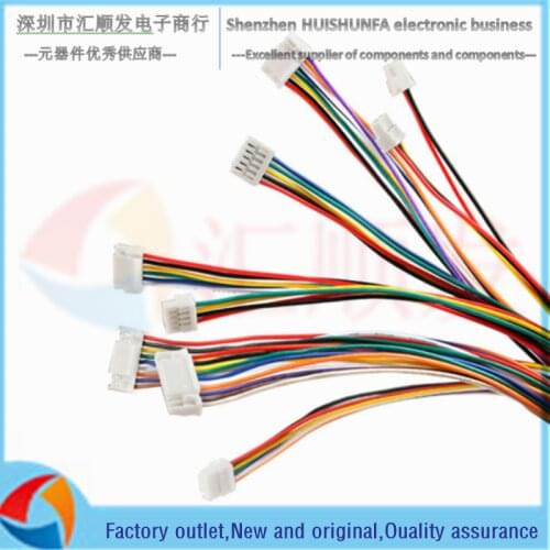5pcs!!! GH1.25mm pitch 2/3/4/5/6-12P 15CM single/double head with lock electronic wire terminal wire