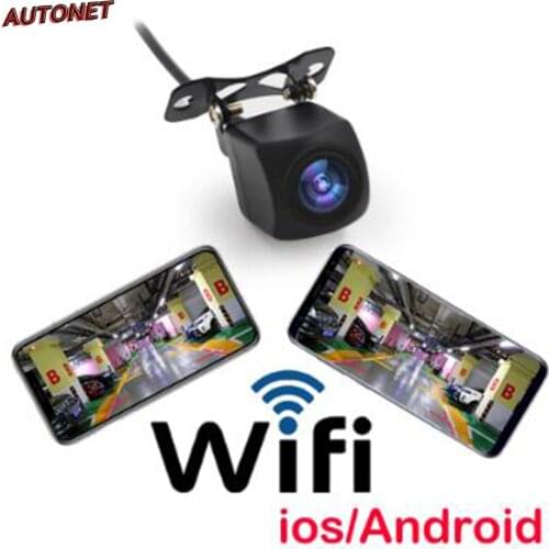 AUTONET WIFI HD Car Reverse Camera Wireless Car Rear View Camera for IOS and Android Phone With Video Recording Function