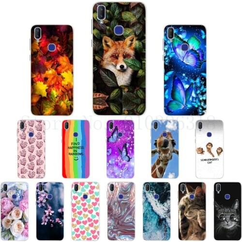 For vivo V11 PD1813F V11i Case Soft Silicone Phone Cases Cute TPU Back Cover For Funda vivo V11i 1806 vivo V11 1804 Case Bags