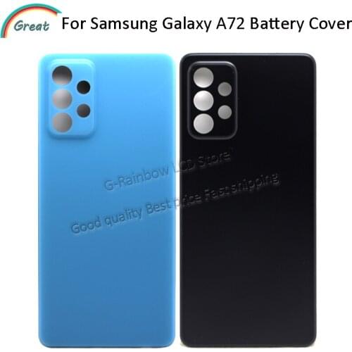 For Samsung Galaxy A72 A725 A725F SM-A725F/DS Housing Back Cover Case Rear Battery Door Chassis Housing For Samsung A72