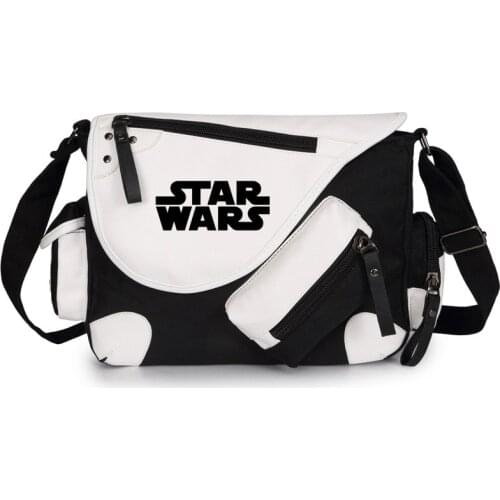 Star Wars Shoulder Bag Canvas Messenger Handbag Teenagers School Book Students Bags Cosplay Shoulder Messenger Bag Gifts