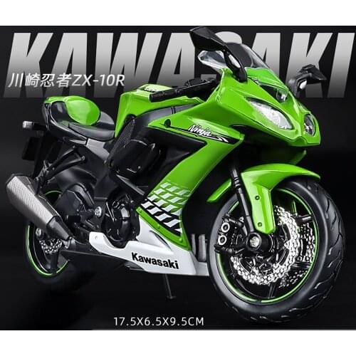 Artificial 1:12 H2R,1199,R750, Dlavel, YZF-R1,ZX-10R,GSX Motorcycle Model Scale Toy Car Model Showcase Scene Holiday Gift