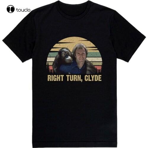 Every Which Way But Loose Clyde Philo Beddoe Comedy Black T-Shirt Mnh040921023