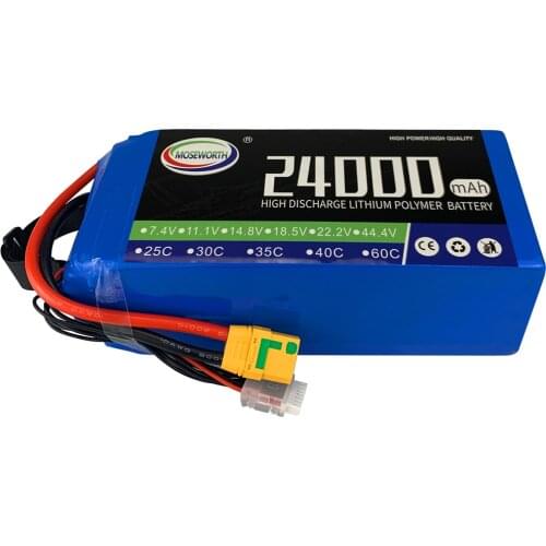 2021 New 4S 24000mAh RC LiPo Battery 30C For RC Airplane Drone Quadrotor Car Drone Agricultural Aircraft Batteries