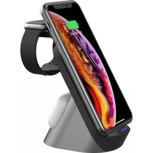 Timess Factory Price For Mobile Phone Magnetic Wireless Charger 15W Qi 3IN1 Fast Wireless Charging Stand