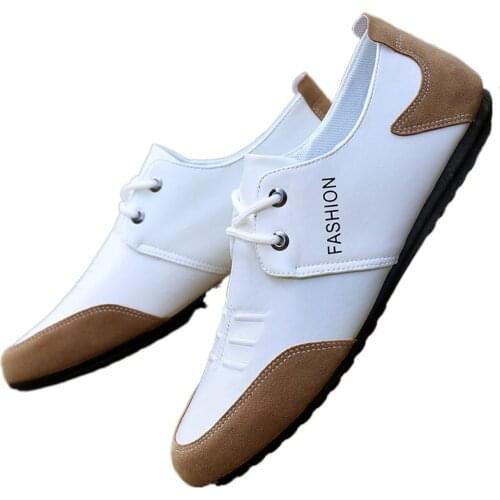 Men Driving Shoes New Fashion Genuine Leather Men Casual Shoes Luxury Brand 2020 Men Loafers Moccasins Breathable Slip on Black