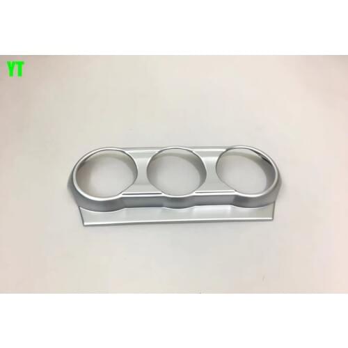 For Mazda cx-3 2017-2018 Air conditioning button control panel trim, abs chrome