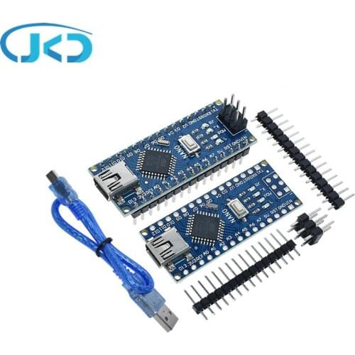 1PCS Promotion For arduino Nano 3.0 Atmega328 Controller Compatible Board WAVGAT Module PCB Development Board without USB V3.0