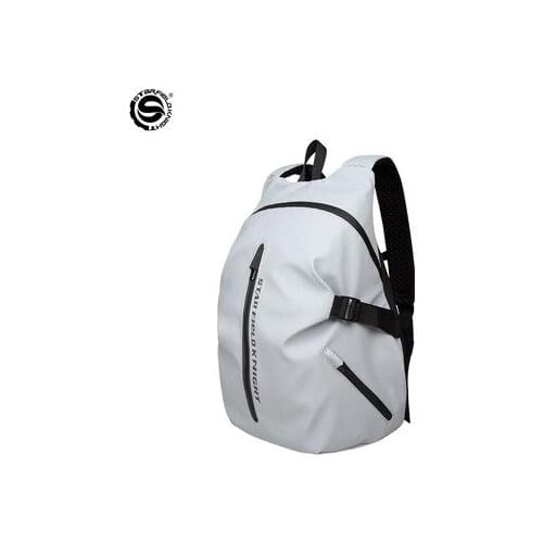 Stripe Unisex Motorcycle Riding Helmet Backpack Stylish Motorbike Racing Bag Motocross Riding Black Cool