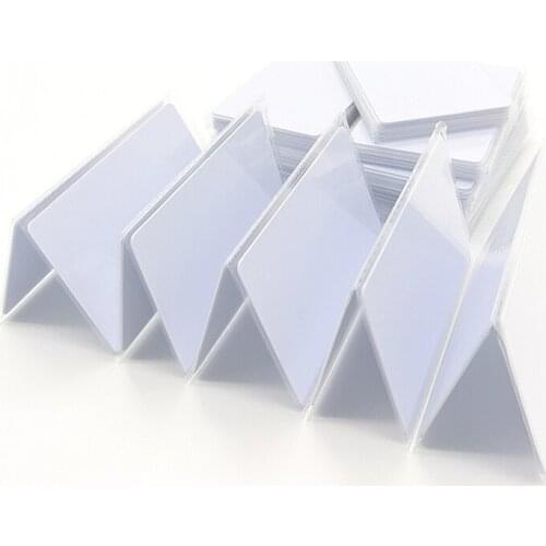 50pcs 13.56MHz RFID NFC Card ISO14443A MFS50 PVC Smart Card Access Control Cards RFID Tag Cards