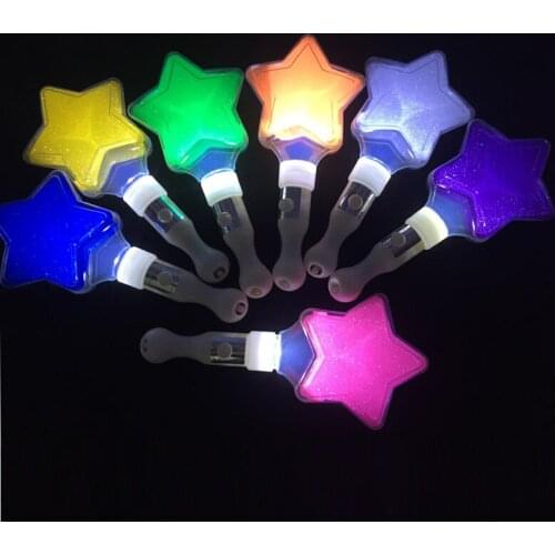 Glow LED Starlight Luminous Sticks Rave Festival Lasting Colorful Celebration Illuminated Pentagrams Blowing Sticks Glow In Dark