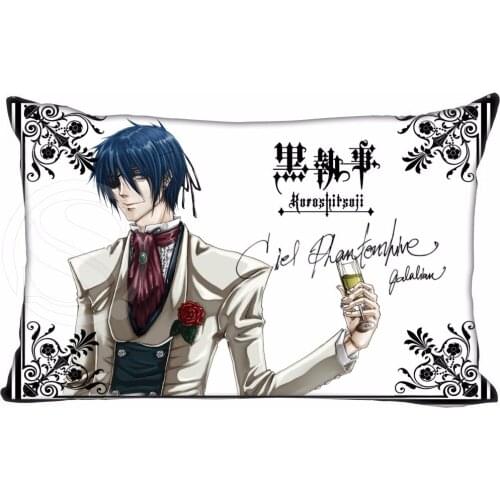 T136 NEW black butler anime #33 Pillowcase (one sides)Comfortable pillow cover the best gift Drop Shipping 819#t!ry136