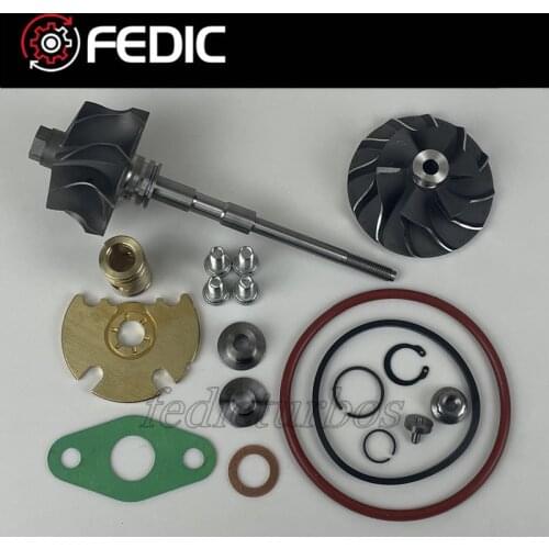 Turbocharger shaft and wheel + repair kit GT1544V 753420 for BMW Citroen Ford Mazda Peugeot Volvo 1.6 HDi 80 Kw FAP DV6TED4 2004