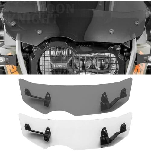 Motorcycle Windshield Windscreen Wind Deflector Extension For BMW R1200GS R 1200 GS LC Adv R1250GS R1250 Adventure 2013 - 2017
