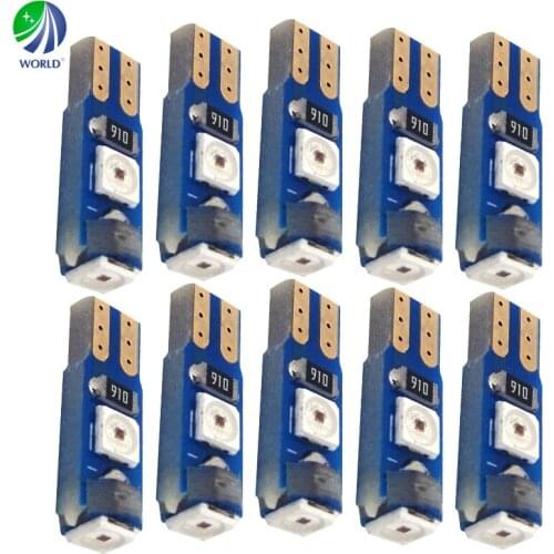 10Pcs Can Bus,T5,Wedge,LED Gauge Light,LED Mini Bulb,LED Car Bulb,74,37,2723,2721