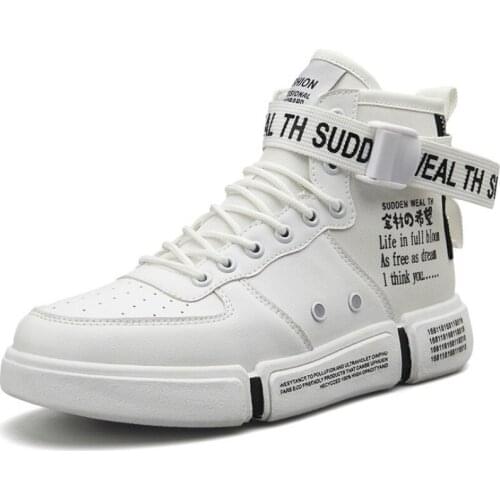 2019 High-top canvas shoes New Fashion Mens Designer Trainers Men casual Sneakers Shoes Autumn Winter Male Footwear N2-56