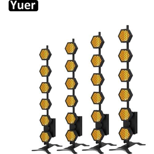 4Pcs/Lot Flightcase 6x300W Retro Flash Light Unique Decorative Lamp Professional For Music DJ Disco Party Stage Effect Lights