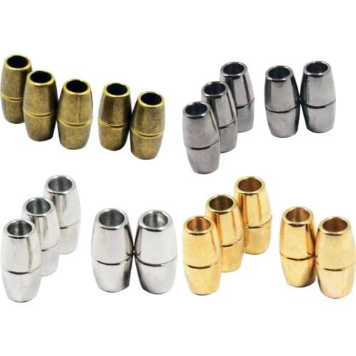 5 Pieces Fit 5mm Leather Cord Connector DIY Bracelets Jewelry Making