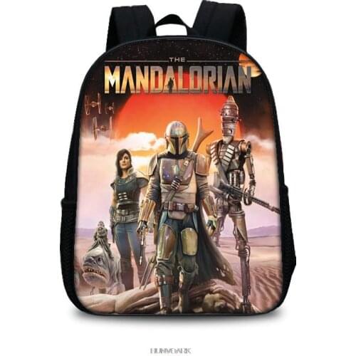 Babyyoda 12Inch Children School Bags For Boys Girls The Mandalorian Toddler Backpack Kids Kindergarten Bag Mochila Escolar