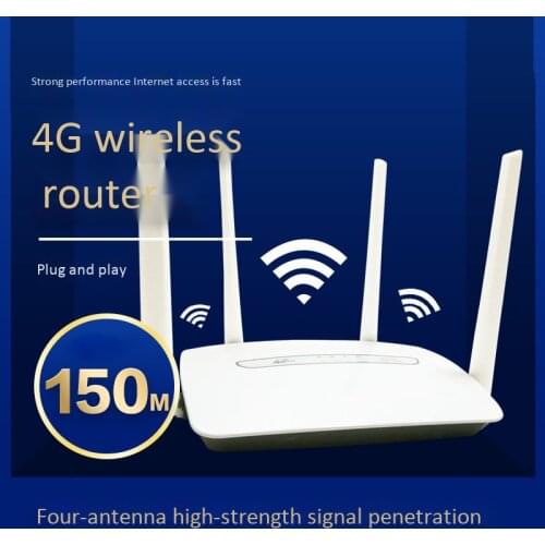 150Mbps 4G Lte Cpe Wireless Router 3G/4G Mobile Wifi Hotspot 4 External Antennas with Lan Port Up To 32 Wifi Users