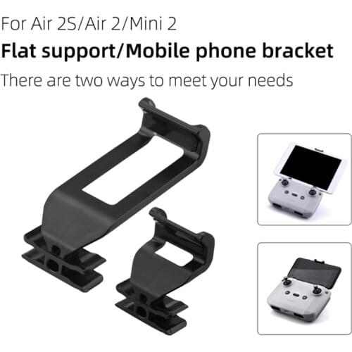 Drone Remote Control Phone/Tablet Holder,Adjustable Flat Stand Phone Support Base Bracket Compatible with Mavic Air 2/2S/Mini 2