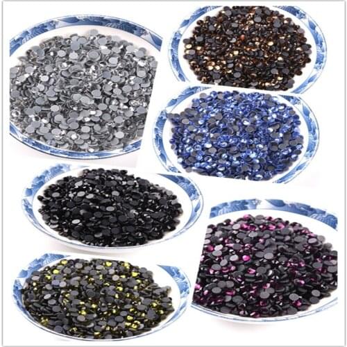 DMC HotFix FlatBack Rhinestones SS10 1440PCS/BAG Crystal multi colors Crystal glitters iron-on garment shoes crystal stone