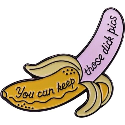Amazing dick pics banana pin design to make you laugh
